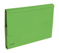 Exacompta Porte-documents Forever® A4, 200 feuilles 245 x 325 mm, carte recyclée , vert - Lot de 10
