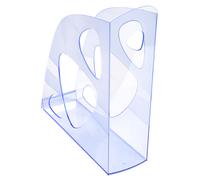 Exacompta Porte-revues ECOMAG bleu translucide - Dos de 7,7 cm, H25,7 x P24,8 cm