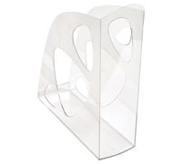 Exacompta - Réf. 18123D - Porte revue ECOMAG - Dimensions 24,8 x 7,7 x 25,7 cm - Classeurs à revues pour documents au format A4 et A4 maxi - Couleur Cristal