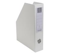 EXACOMPTA Porte-revues PP - Dos 70mm - livrés à plat - 23x31cm - Blanc