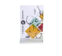 Exacompta Porte Visuel Incliné sur Pied Aluminium Vertical 21X30X8,5 cm