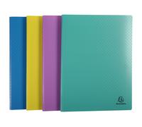 Exacompta Porte-vues A4 Forever® Young en polypropylène recyclé - 20 pochettes - Coloris assortis