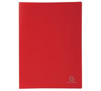 EXACOMPTA PORTE-VUES PP A4 80 VUES ROUGE