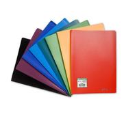 EXACOMPTA Porte vues prolypro souple grainé opaque 100 vues - A4 Couleurs assorties