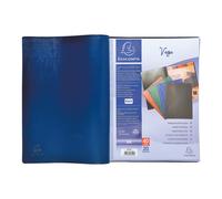 Exacompta Porte vues Vega A4 - PVC - 10 pochettes - 20 vues - Bleu