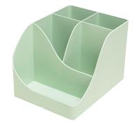 Exacompta Pot à crayons Pen Wawes Autentik en plastique recyclé - 5 compartiments - Vert sauge