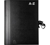 Trieur accordéon A-Z, pour format A4, noir