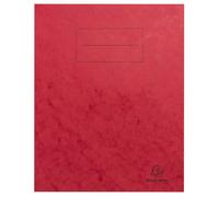 EXACOMPTA Protège cahier carte lustrée 225g - 17x22 cm - Rouge