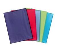 Exacompta - Réf. 85569E - 1 Protège-documents Chromaline - 50 pochettes cristal lisse - 100 vues - pour A4 - dim 24 x 32 cm - couverture en polypro translucide semi-rigide - 5 couleurs aléatoires