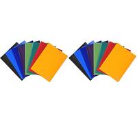 EXACOMPTA Protège document prolypropylene souple grainees opaque 160 vues coloris Aléatoire (Lot de 2)