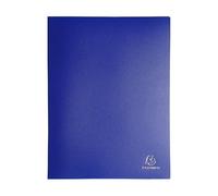 Exacompta Protège-documents Polypro A4 20 pochettes (40 vues) Bleu
