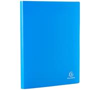 EXACOMPTA Protège-documents A4 Polypro 50 pochettes 100 vues Bleu