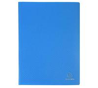 EXACOMPTA Protège-documents A4 Polypro 60 pochettes 120 vues Bleu