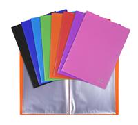 Exacompta - Réf. 8850E - 1 Protège-documents OPAK - 50 pochettes cristal lisse - 100 vues - pour format A4 - dimensions 24 x 32 cm - couverture en polypro semi-rigide - 8 couleurs aléatoires