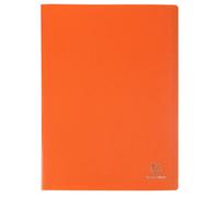 EXACOMPTA Protège-documents en polypropylène 5/10e OPAK pochettes Cristal 100 vues - A4 - Orange