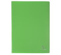 EXACOMPTA Protège-documents en polypropylène 5/10e OPAK pochettes Cristal 40 vues - A4 - Vert clair