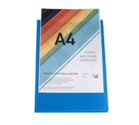 EXACOMPTA Protège-documents en polypropylène semi rigide Kreacover® - A4 - Couleurs assorties