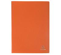 EXACOMPTA Protège-documents en polypropylène 5/10e OPAK pochettes Cristal 100 vues - A4 - Orange