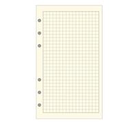 EXACOMPTA Recharge accessoire Exatime 17 étroit quadrillé 5x5 44 feuillets 170x98 mm