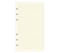 Exacompta Recharge Exatime 17 étroit quadrillé 5x5 44 feuillets 170x98 mm