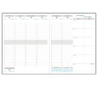 Exacompta - Recharge Agenda semainier Horizons 27 - 21x27cm - Déc 2026-2027