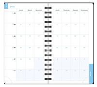 Exacompta Recharge Agenda Semainier Lady 16S 9x16cm - Janv à déc 2027