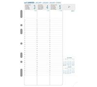 Exacompta - 28272E - Recharge Exatime 21 - 14,2 x 21 cm - Semainier Septembre 2024 Décembre 2025- 16 mois