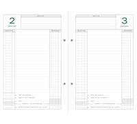 EXACOMPTA Recharge feuillets mobiles pour perpétuel caisse 240x160 mm
