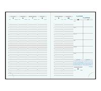 Recharge agenda civil semainier 2025 Exacompta - 15 x 21 cm - Horizons