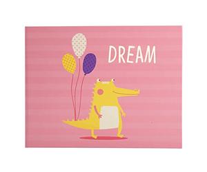 Exacompta - Réf. 11233E - 1 Album photos livre 30 pages blanches - Format 28,5x22cm - couverture papier imprimé BABY Rose - pelliculage mat - 60 photos