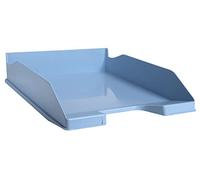 Exacompta - Réf. 113209D - Lot de 6 corbeilles à courrier COMBO MIDI Bee Blue - pour documents au format A4+ - dimensions utiles 34 x 25 x 6,5 cm - couleur bleu clair
