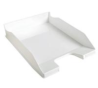 Exacompta Corbeille à courrier Combo Midi Iderama – A4+ 34×25×6,5 cm, 500 feuilles, blanc glossy