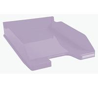 Exacompta - Réf. 113264D - Lot de 6 corbeilles à courrier COMBO MIDI - dimensions utiles 34 x 25 x 6,5 cm - pour documents au format A4 + - couleur mauve - Aquarel