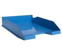 Exacompta - Réf. 113283D - 1 corbeille à courrier Combo Midi Bee Blue - dimensions utiles 34 x 25 x 6,5 cm - pour format A4+ - peut contenir 500 feuilles - couleur turquoise