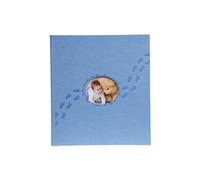 Album photos livre 60 pages blanches Piloo - 29x32 cm - Bleu