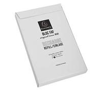 Exacompta - Réf. 12514E - 1 recharge de bureau pour bloc FAF de 170 feuilles blanches microperforées détachables - Dimensions 21 x 13,5 cm - Format N° 4 - uni blanc