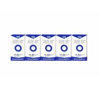 Exacompta - Réf. 13308E - Pack Bureau de 5 Étuis de 100 fiches bristol unies non perforées - format 148 x 210 mm - compatibles avec imprimante jet d'encre, laser et photocopieur - blanc