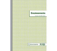 Exacompta - Réf. 13520E - 1 Manifold ENCAISSEMENTS - 50 feuillets numérotés et autocopiants - duplicatas (1 original + 1 copie) - format A4 - certifié FSC - fabriqué en France