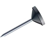 Exacompta - Épingles de signalisation Réf. 14501E, boîte 100, tête plate, pointe 8 mm, Ø5 mm, noir