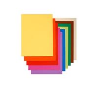 Exacompta - Réf. 150001E - Carton de 10 paquets de 100 sous-chemises FLASH 80 g/m2 aux teintes vives - 100% recyclées et certifiées Ange Bleu - dim 22 x 31 cm pour format A4 - Couleurs assorties