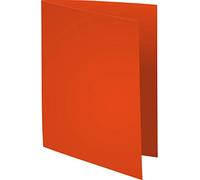 Exacompta - Réf. 150007E - Carton de 10 paquets de 100 sous-chemises FLASH 80 g/m2 aux teintes vives - 100% recyclées et certifiées Ange Bleu - dimensions 22 x 31 cm pour format A4 - couleur orange