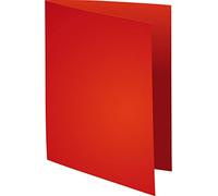 Exacompta - Réf. 150012E - Carton de 10 paquets de 100 sous-chemises FLASH 80 g/m2 aux teintes vives - 100% recyclées et certifiées Ange Bleu - dimensions 22 x 31 cm pour format A4 - couleur rouge