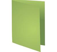Exacompta - Réf. 150013E - Carton de 10 paquets de 100 sous-chemises FLASH 80 g/m2 aux teintes vives - 100% recyclées et certifiées Ange Bleu - dimensions 22 x 31 cm pour format A4 - couleur tilleul