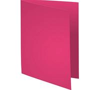Exacompta - Réf. 150020E - Carton de 10 paquets de 100 sous-chemises FLASH 80 g/m2 aux teintes vives - 100% recyclées et certifiées Ange Bleu - dimensions 22 x 31 cm pour format A4 - couleur fuchsia