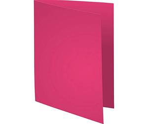 Exacompta - Réf. 150020E - Carton de 10 paquets de 100 sous-chemises FLASH 80 g/m2 aux teintes vives - 100% recy s et certifiées Ange Bleu - dimensions 22 x 31 cm pour format A4 - couleur fuchsia