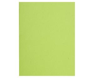 Exacompta - Réf. 160013E - Paquet de 100 chemises rigides FLASH 220 g/m2 aux teintes vives - 100% recy s et certifiées Ange Bleu - dimensions 24x32 cm pour format A4 - couleur tilleul