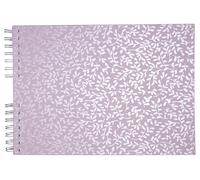 Exacompta - Réf. 16064E - 1 Album photo à spirales Authentik - 150 photos - 50 pages blanches - format 32 x 22 cm - couverture recouvert de papier enduit couleur rose candy