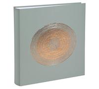 Exacompta Album photos Ellipse - 300 photos 10x15 cm - 60 pages - Simili-cuir vert
