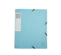 Exacompta - Réf. 16460E - 10 boites de classement avec élastiques CARTOBOX - livrée à plat - dos de 6 cm - en carte lustrée Aquarel - dimensions 25 x 33 cm - pour A4