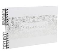 Exacompta - Réf. 16492E - Album photos à spirales TITANE - 50 pages noires - 150 photos - format 32 x 22 cm - couverture en papier pelliculé soft touch - Titane Coco